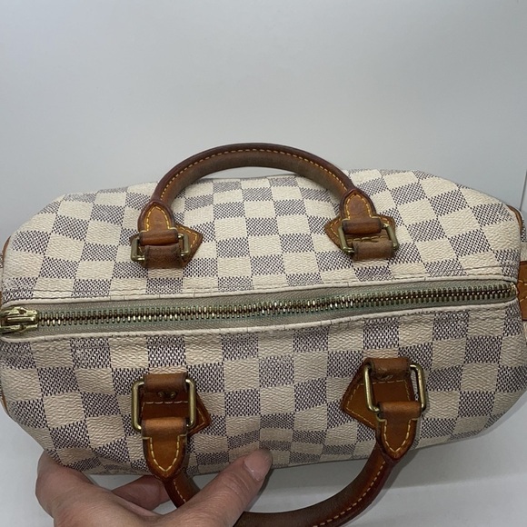Louis Vuitton Damier Azur speedy bag 25 - Picture 13 of 16